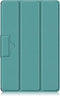 Lunso - Geschikt voor Lenovo Tab M10 Plus Gen 3 (3e generatie) - Tri-Fold Bookcase hoes - Groen