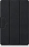 Lunso - Geschikt voor Lenovo Tab M10 Plus Gen 3 (3e generatie) - Tri-Fold Bookcase hoes - Zwart