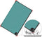 Lunso - Geschikt voor Lenovo Tab M10 Plus Gen 3 (3e generatie) - Tri-Fold Bookcase hoes - Groen