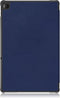 Lunso - Geschikt voor Lenovo Tab M10 Plus Gen 3 (3e generatie) - Tri-Fold Bookcase hoes - Donkerblauw