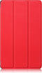 Lunso - Geschikt voor Lenovo Tab M8 Gen 4 (8 inch) - Tri-Fold Bookcase hoes - Rood