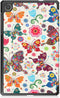 Lunso - Geschikt voor Lenovo Tab M8 Gen 4 (8 inch) - Tri-Fold Bookcase hoes - Vlinders