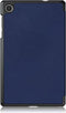 Lunso - Geschikt voor Lenovo Tab M8 Gen 4 (8 inch) - Tri-Fold Bookcase hoes - Donkerblauw