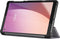 Lunso - Geschikt voor Lenovo Tab M8 Gen 4 (8 inch) - Tri-Fold Bookcase hoes - Grijs