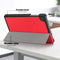 Lunso - Geschikt voor Lenovo Tab M8 Gen 4 (8 inch) - Tri-Fold Bookcase hoes - Rood