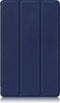 Lunso - Geschikt voor Lenovo Tab M8 Gen 4 (8 inch) - Tri-Fold Bookcase hoes - Donkerblauw
