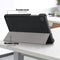 Lunso - Geschikt voor Lenovo Tab M8 Gen 4 (8 inch) - Tri-Fold Bookcase hoes - Zwart