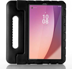 Lunso - Geschikt voor Lenovo Tab M9 (9 inch) - EVA Schokbestendige Kinderhoes met handvat - Zwart