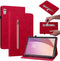Lunso - Geschikt voor Lenovo Tab M9 (9 inch) - Luxe Bookcase hoes - Rood