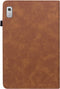 Lunso - Geschikt voor Lenovo Tab M9 (9 inch) - Luxe Bookcase hoes - Bruin