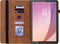 Lunso - Geschikt voor Lenovo Tab M9 (9 inch) - Luxe Bookcase hoes - Bruin