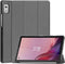 Lunso - Geschikt voor Lenovo Tab M9 (9 inch) - Tri-Fold Bookcase hoes - Grijs