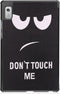 Lunso - Geschikt voor Lenovo Tab M9 (9 inch) - Tri-Fold Bookcase hoes - Don't Touch