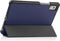 Lunso - Geschikt voor Lenovo Tab M9 (9 inch) - Tri-Fold Bookcase hoes - Donkerblauw