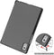 Lunso - Geschikt voor Lenovo Tab M9 (9 inch) - Tri-Fold Bookcase hoes - Grijs