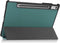 Lunso - Geschikt voor Lenovo Tab P11 Pro Gen 2 (2e generatie) - Tri-Fold Bookcase hoes - Groen
