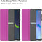 Lunso - Geschikt voor Lenovo Tab P11 Pro Gen 2 (2e generatie) - Tri-Fold Bookcase hoes - Paars