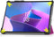 Lunso - Geschikt voor Lenovo Tab P11 Pro Gen 2 (2e generatie) - Tri-Fold Bookcase hoes - Paars