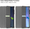 Lunso - Geschikt voor Lenovo Tab P11 Pro Gen 2 (2e generatie) - Tri-Fold Bookcase hoes - Grijs
