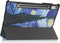 Lunso - Geschikt voor Lenovo Tab P11 Pro Gen 2 (2e generatie) - Tri-Fold Bookcase hoes - Van Gogh Sterrennacht
