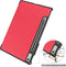 Lunso - Geschikt voor Lenovo Tab P11 Pro Gen 2 (2e generatie) - Tri-Fold Bookcase hoes - Rood