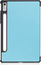 Lunso - Geschikt voor Lenovo Tab P11 Pro Gen 2 (2e generatie) - Tri-Fold Bookcase hoes - Lichtblauw