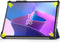 Lunso - Geschikt voor Lenovo Tab P11 Pro Gen 2 (2e generatie) - Tri-Fold Bookcase hoes - Donkerblauw