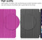 Lunso - Geschikt voor Lenovo Tab P11 Pro Gen 2 (2e generatie) - Tri-Fold Bookcase hoes - Paars
