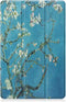 Lunso - Geschikt voor Lenovo Tab P11 Pro Gen 2 (2e generatie) - Tri-Fold Bookcase hoes - Van Gogh Amandelbloesem