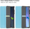 Lunso - Geschikt voor Lenovo Tab P11 Pro Gen 2 (2e generatie) - Tri-Fold Bookcase hoes - Lichtblauw