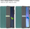 Lunso - Geschikt voor Lenovo Tab P11 Pro Gen 2 (2e generatie) - Tri-Fold Bookcase hoes - Groen