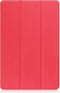 Lunso - Geschikt voor Lenovo Tab P11 Pro Gen 2 (2e generatie) - Tri-Fold Bookcase hoes - Rood