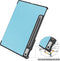 Lunso - Geschikt voor Lenovo Tab P11 Pro Gen 2 (2e generatie) - Tri-Fold Bookcase hoes - Lichtblauw