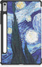 Lunso - Geschikt voor Lenovo Tab P11 Pro Gen 2 (2e generatie) - Tri-Fold Bookcase hoes - Van Gogh Sterrennacht