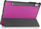Lunso - Geschikt voor Lenovo Tab P11 Pro Gen 2 (2e generatie) - Tri-Fold Bookcase hoes - Paars