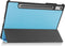 Lunso - Geschikt voor Lenovo Tab P11 Pro Gen 2 (2e generatie) - Tri-Fold Bookcase hoes - Lichtblauw