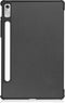 Lunso - Geschikt voor Lenovo Tab P11 Pro Gen 2 (2e generatie) - Tri-Fold Bookcase hoes - Zwart