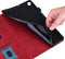 Lunso - Geschikt voor Lenovo Tab P12 Pro - Luxe Bookcase hoes - Rood (niet voor de Geschikt voor Lenovo Tab P12)