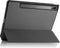Lunso - Geschikt voor Lenovo Tab P12 Pro - Tri-Fold Bookcase hoes - Grijs (niet voor de Geschikt voor Lenovo Tab P12)