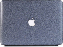 Lunso Geschikt voor MacBook Air 11 inch cover hoes - case - Glitter Blauw