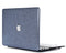 Lunso Geschikt voor MacBook Air 11 inch cover hoes - case - Glitter Blauw