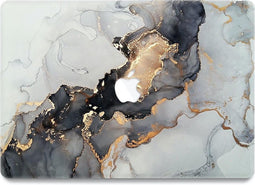 Lunso Geschikt voor MacBook Air 13 inch (2010-2017) cover hoes - case - Marble Magnus