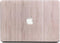 Lunso Geschikt voor MacBook Air 13 inch (2010-2017) cover hoes - case - houtlook lichtbruin