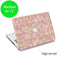 Lunso Geschikt voor MacBook Air 13 inch (2010-2017) cover hoes - case - blaadjes roze