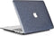 Lunso Geschikt voor MacBook Air 13 inch (2010-2017) cover hoes - case - glitter blauw