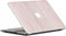 Lunso Geschikt voor MacBook Air 13 inch (2010-2017) cover hoes - case - houtlook lichtbruin