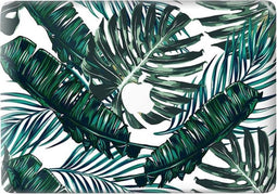 Lunso Geschikt voor MacBook Air 13 inch (2010-2017) vinyl sticker - Green Leaves