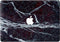 Lunso Geschikt voor MacBook Air 13 inch (2010-2017) vinyl sticker - Marble Rocco