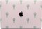 Lunso Geschikt voor MacBook Air 13 inch (2018-2019) cover hoes - case - Cactus