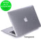 Lunso Geschikt voor MacBook Air 13 inch (2018-2019) cover hoes - case - Glanzend transparant